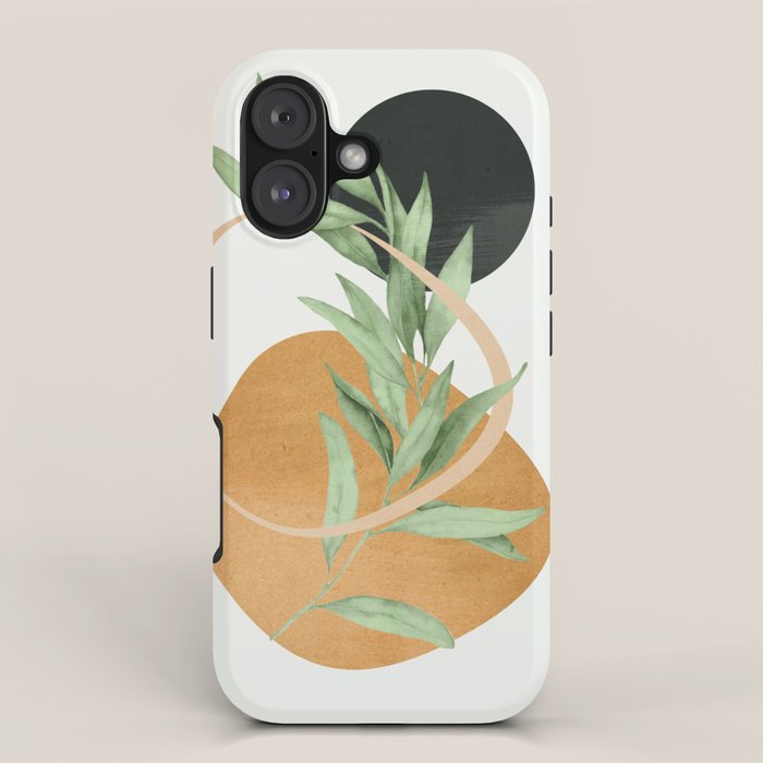 Tropical Leaf- Abstract Art 41 iPhone Case Gallery Image 1