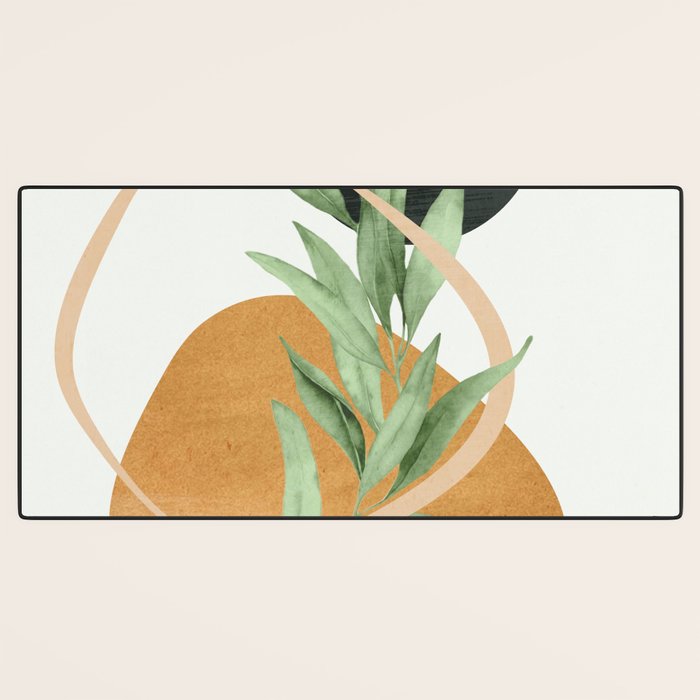Tropical Leaf- Abstract Art 41 Desk Mat Gallery Image 3