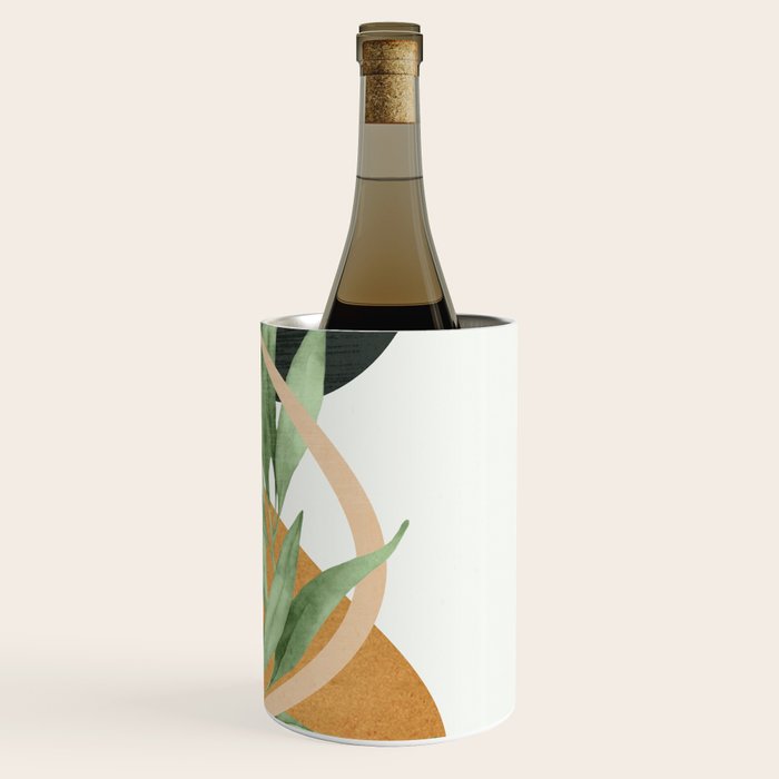 Tropical Leaf- Abstract Art 41 Wine Chiller Gallery Image 3