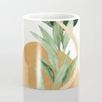 Tropical Leaf- Abstract Art 41 Coffee Mug Gallery Image 4
