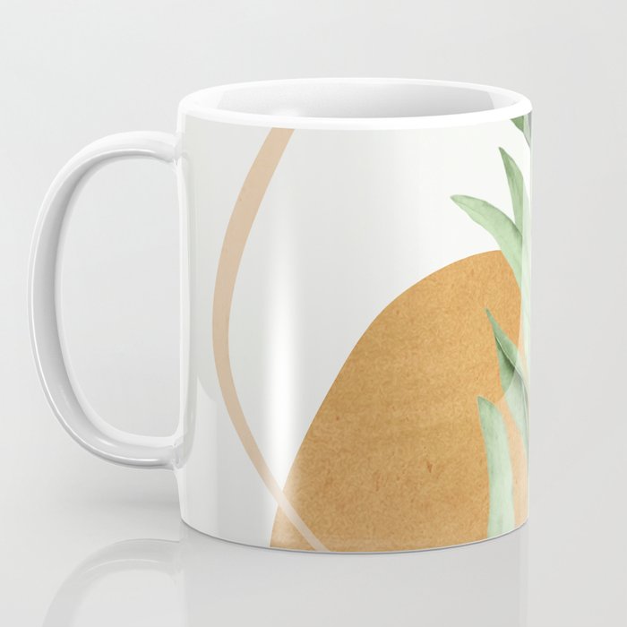 Tropical Leaf- Abstract Art 41 Coffee Mug Gallery Image 3