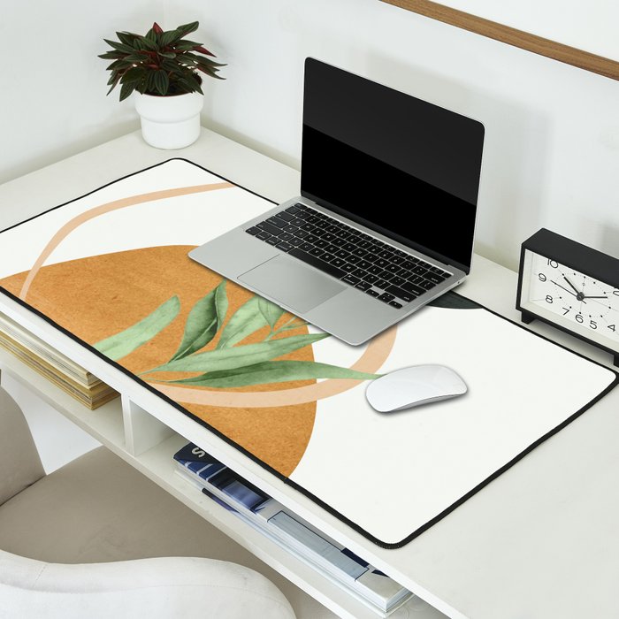 Tropical Leaf- Abstract Art 41 Desk Mat Gallery Image 2