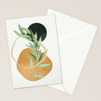 Tropical Leaf- Abstract Art 41 Stationery Card Gallery Image 2
