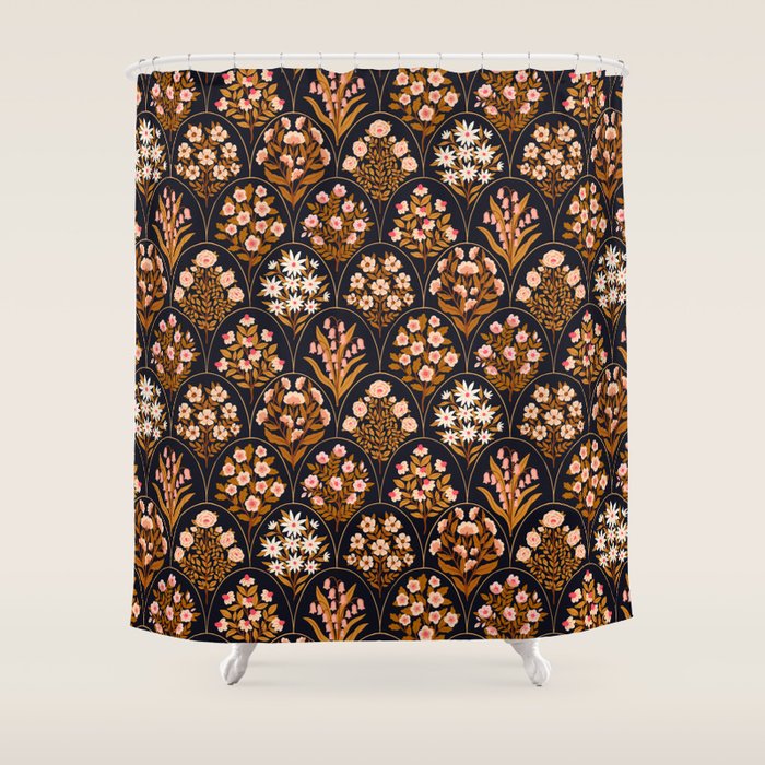 Heritage Garden - Autumn Hues Shower Curtain Gallery Image 1