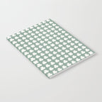 Clovers XXXIII Sage Green Botanical Pattern Notebook Gallery Image 2