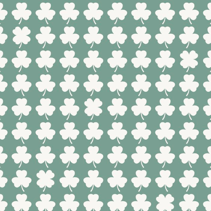 Clovers XXXIII Sage Green Botanical Pattern Coffee Mug Gallery Image 2