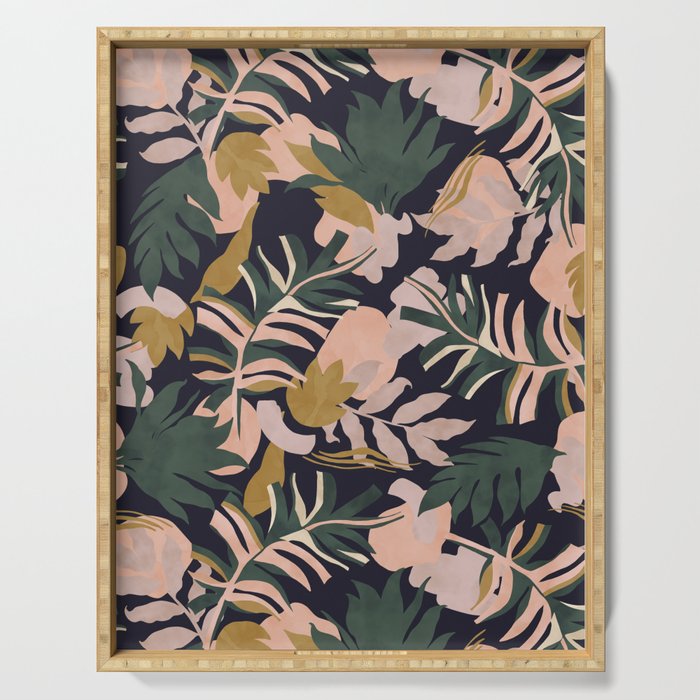 Abstract nature tropical 34 Serving Tray Gallery Image 1