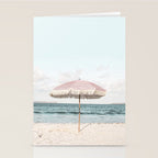 Pink Umbrella Stationery Card Gallery Image 2