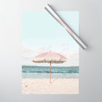 Pink Umbrella Wrapping Paper Gallery Image 1