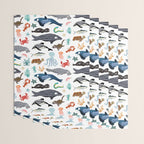 Sea Change: Ocean Animals Wrapping Paper Gallery Image 3