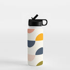 Mid Century Modern Geometry 5 Water Bottle Gallery Image 1