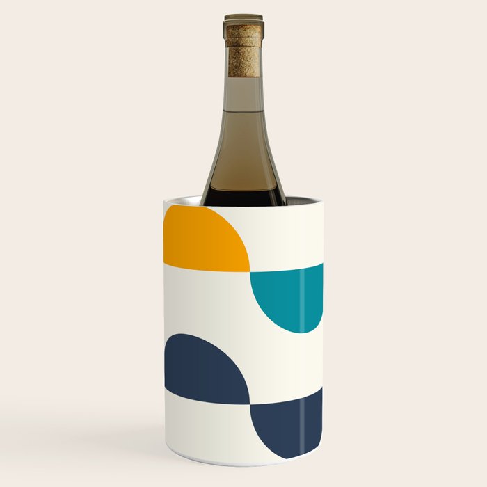 Mid Century Modern Geometry 5 Wine Chiller Gallery Image 3