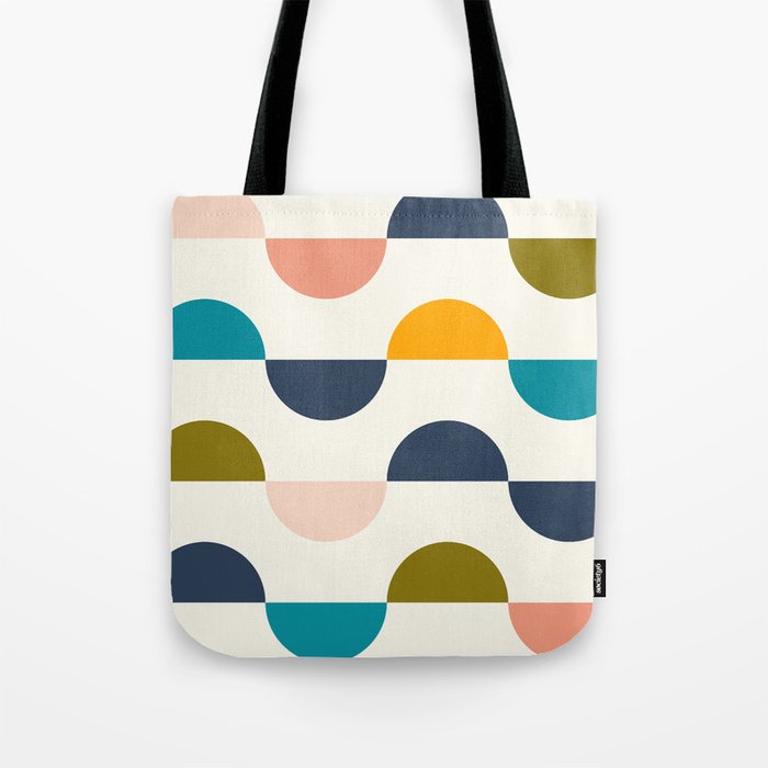 Mid Century Modern Geometry 5 Tote Bag Gallery Image 1