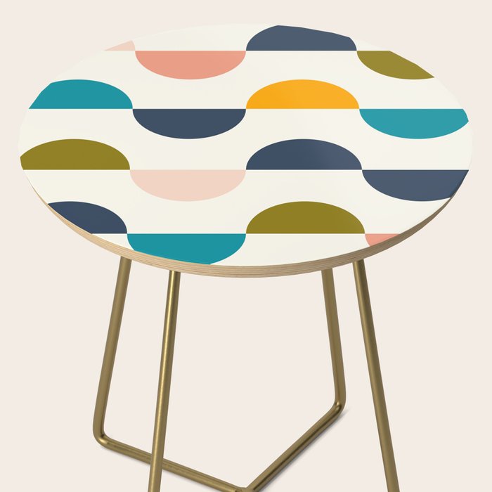 Mid Century Modern Geometry 5 Side Table Gallery Image 2