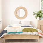 Mid Century Modern Geometry 5 Duvet Cover Gallery Image 3