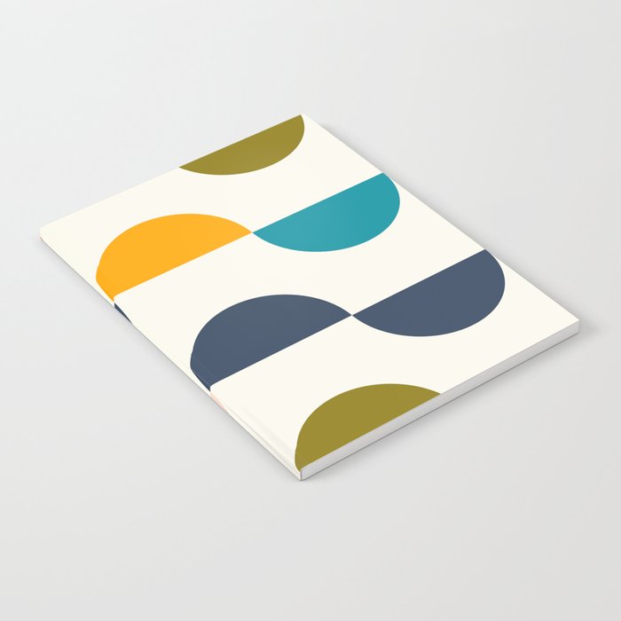 Mid Century Modern Geometry 5 Notebook Gallery Image 2