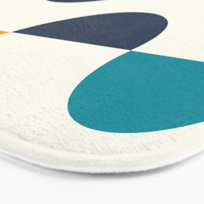 Mid Century Modern Geometry 5 Bath Mat Gallery Image 3