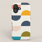 Mid Century Modern Geometry 5 iPhone Case Gallery Image 1