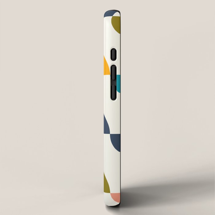 Mid Century Modern Geometry 5 iPhone Case Gallery Image 2