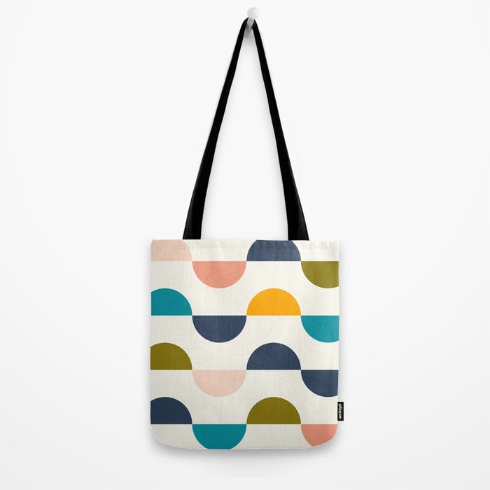 Mid Century Modern Geometry 5 Tote Bag Gallery Image 2