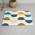 Mid Century Modern Geometry 5 Rug Gallery Image 1