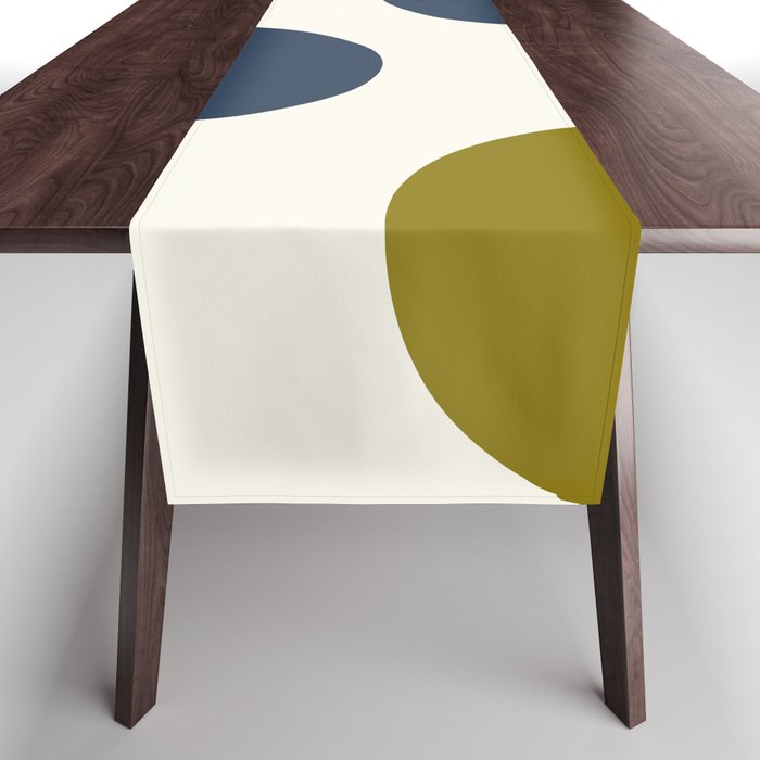 Mid Century Modern Geometry 5 Table Runner Gallery Image 1