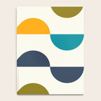 Mid Century Modern Geometry 5 Notebook Gallery Image 4