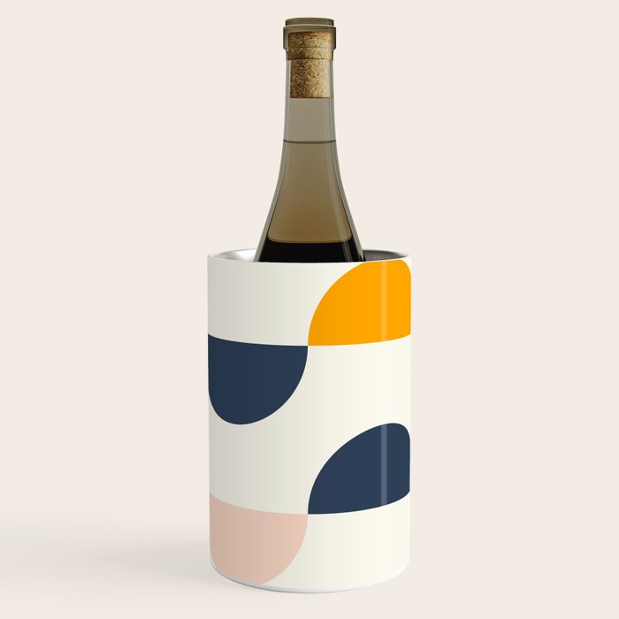 Mid Century Modern Geometry 5 Wine Chiller Gallery Image 1