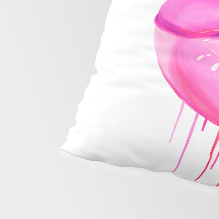 Pink lips Pillow Sham Gallery Image 4