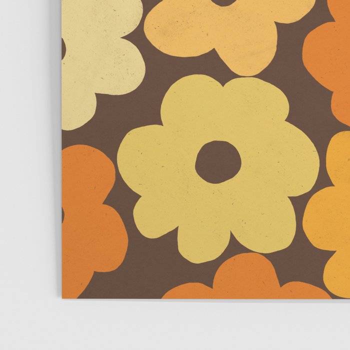 Simple Flower Pattern #2 Poster Gallery Image 3