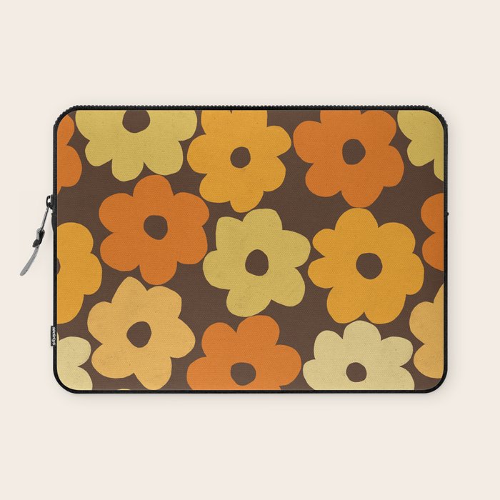 Simple Flower Pattern #2 Laptop Sleeve Gallery Image 1