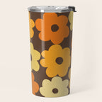 Simple Flower Pattern #2 Travel Mug Gallery Image 2