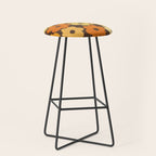 Simple Flower Pattern #2 Stool Gallery Image 1