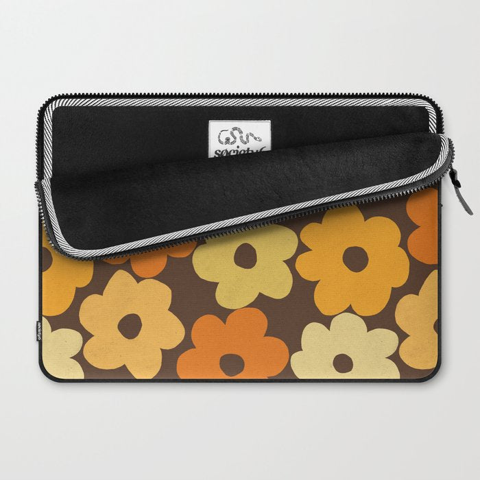 Simple Flower Pattern #2 Laptop Sleeve Gallery Image 2