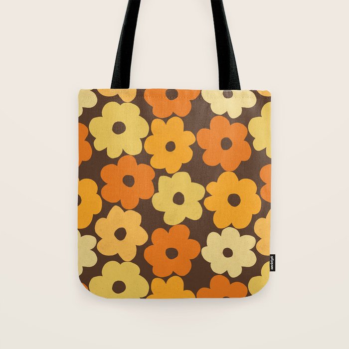 Simple Flower Pattern #2 Tote Bag Gallery Image 1