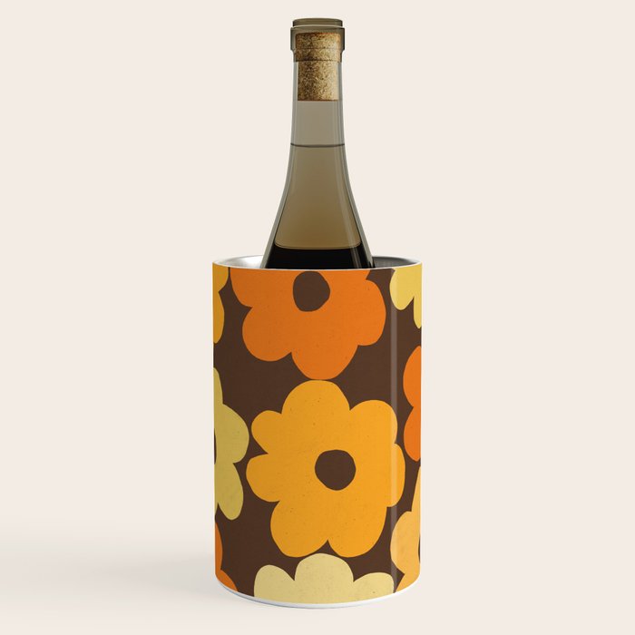 Simple Flower Pattern #2 Wine Chiller Gallery Image 3