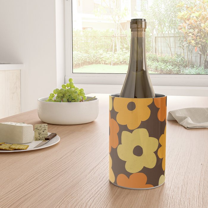 Simple Flower Pattern #2 Wine Chiller Gallery Image 4