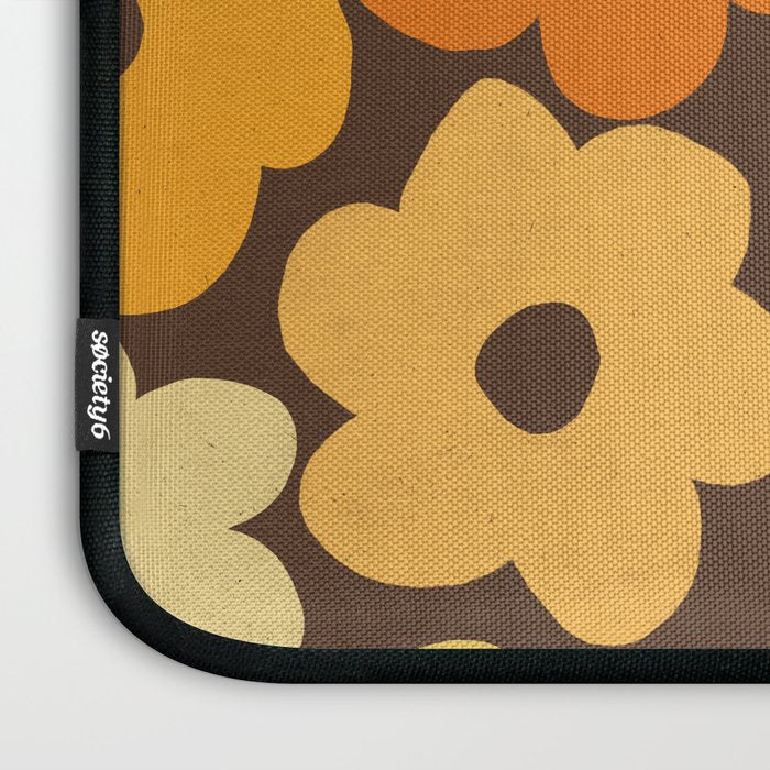 Simple Flower Pattern #2 Laptop Sleeve Gallery Image 3