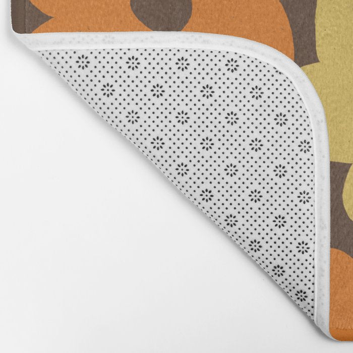 Simple Flower Pattern #2 Bath Mat Gallery Image 2