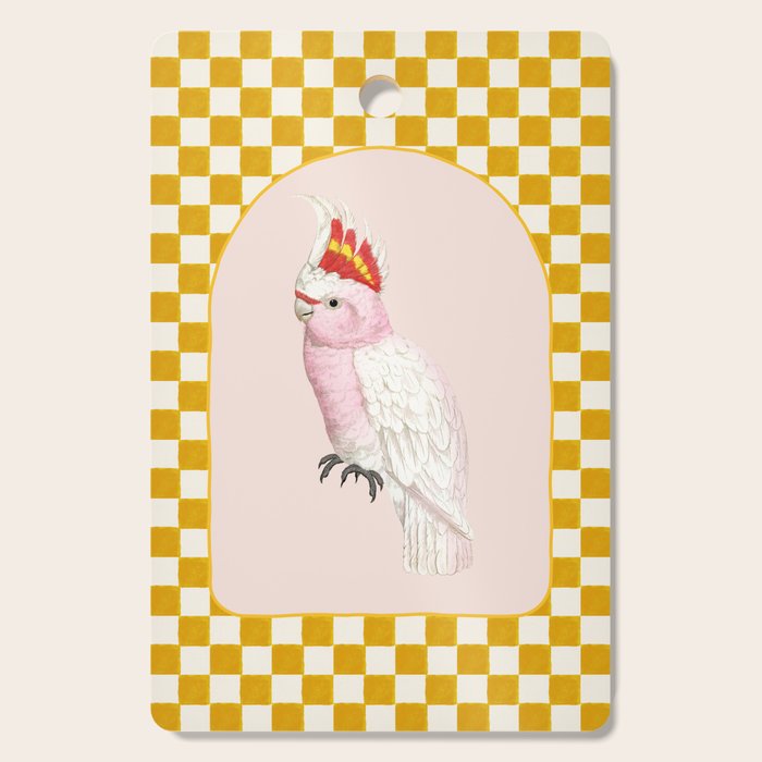 Pink Cockatoo Cutting Board Gallery Image 1