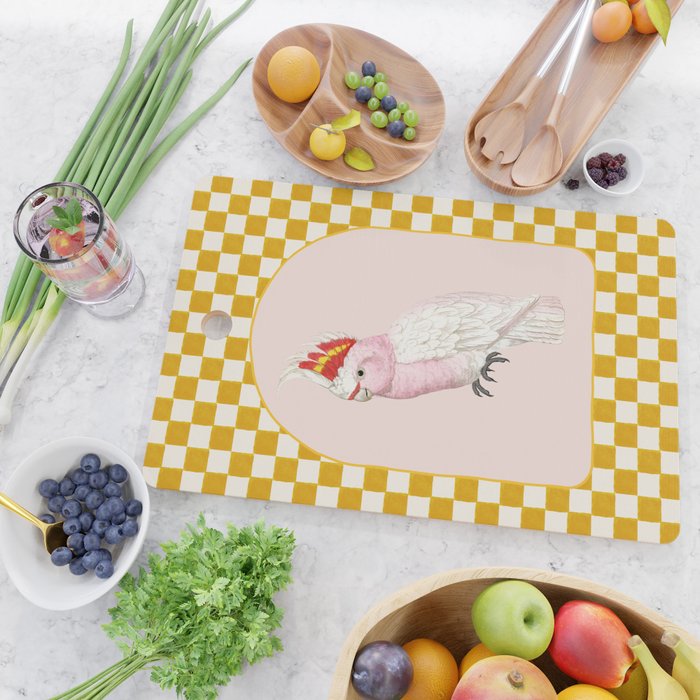 Pink Cockatoo Cutting Board Gallery Image 2