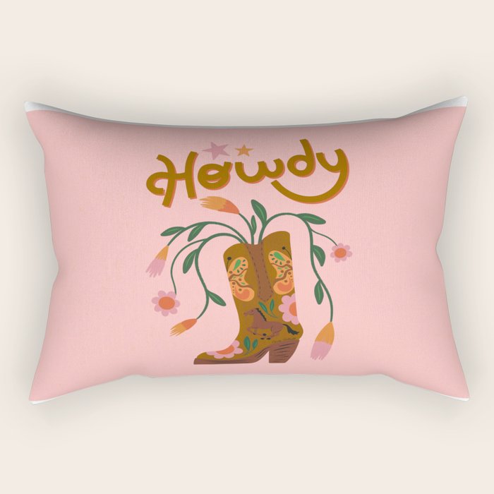 Howdy Rectangular Pillow Gallery Image 2