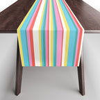 Classic Stripes II - 60s Candy Rainbow Table Runner Gallery Image 1