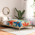 Daisy Time Colorful Retro Floral Pattern Comforter Gallery Image 2