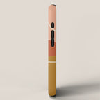 Abstract Organic Shapes in Zen Desert Color  iPhone Case Gallery Image 2
