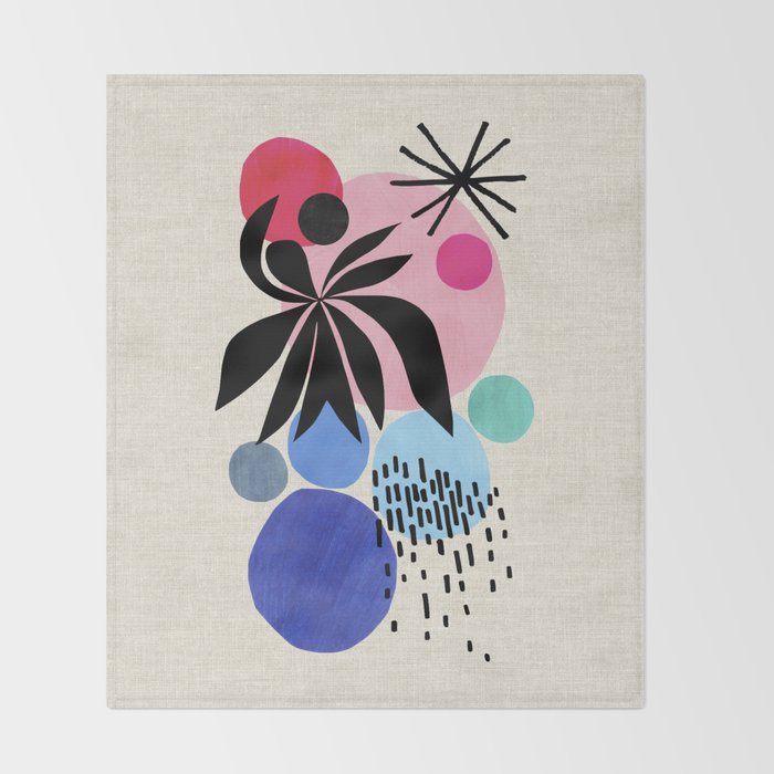 Summer Pop Throw Blanket Gallery Image 2