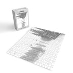Empty Chairlift // Alone on the Mountain at Copper Whiteout Conditions Foggy Snowfall Jigsaw Puzzle Gallery Image 2