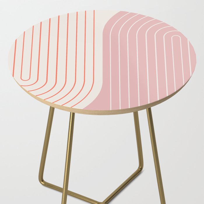 Two Tone Line Curvature XIX Side Table Gallery Image 2