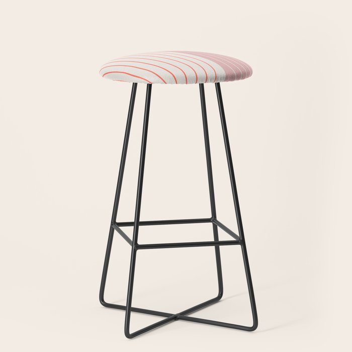 Two Tone Line Curvature XIX Stool Gallery Image 1