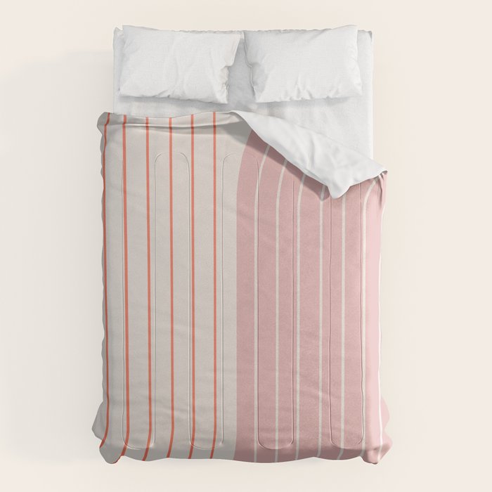 Two Tone Line Curvature XIX Comforter Gallery Image 1